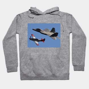 F-22 & P-51D Mustang Heritage Flight Hoodie